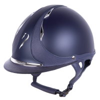 Casque Antares Origin Galaxy visière standard Bleu / cuir bleu