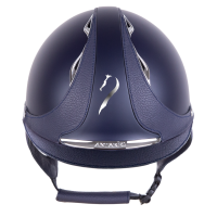 Casque Antares Origin Galaxy visière standard Bleu / cuir bleu