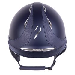 Casque Antares Origin Galaxy visière standard Bleu / cuir bleu