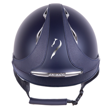 Casque Antares Origin Galaxy visière standard Bleu / cuir bleu