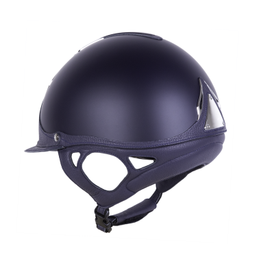 Casque Antares Origin Galaxy visière standard Bleu / cuir bleu