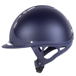 Casque Antares Origin Galaxy visière standard Bleu / cuir bleu