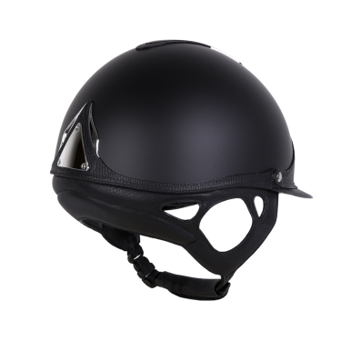 Casque Antares Origin Galaxy visière standard Noir / cuir noir