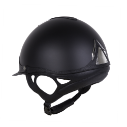 Casque Antares Origin Galaxy visière standard Noir / cuir noir