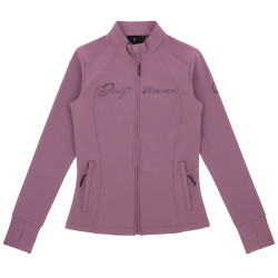 Gilet Je t'aime Equithème Ilona femme Lilas Violet