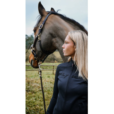 Bodywarmer Je t'aime Equithème Ilona dames Zwart