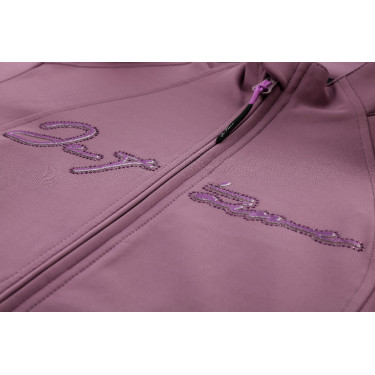 Gilet Je t'aime Equithème Ilona femme Lilas Violet