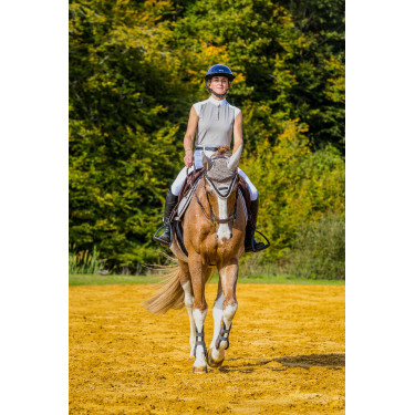 Bonnet chasse-mouches Equithème Pearl Taupe Marron