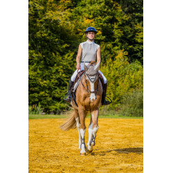 Vliegendeken-oornetje Equithème Pearl Taupe Bruin