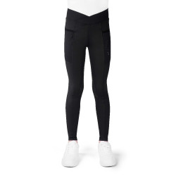 Legging Flora Enfant Je T'aime Equithème Noir