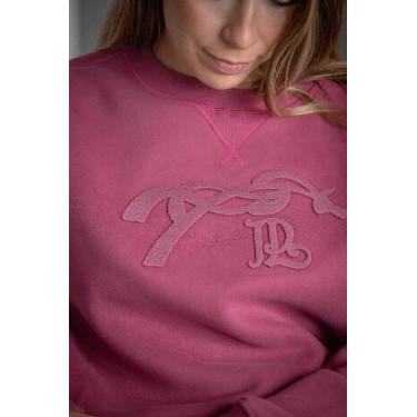 Sweatshirt Pénélope Bianca Framboos Rood