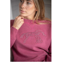 Sweat Pénélope Bianca Framboise Rouge
