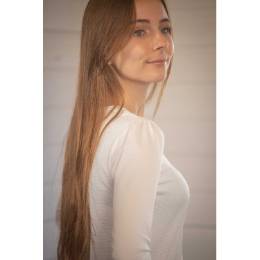 Polo Techty Honey lange mouwen Pénélope Ecru Wit