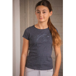 Camiseta EDEN BY PENELOPE - Iconic Strass Marine Marineblauw