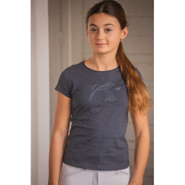 Camiseta EDEN BY PENELOPE - Iconic Strass Marine Marineblauw