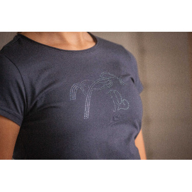 Camiseta EDEN BY PENELOPE - Iconic Strass Marine Marineblauw