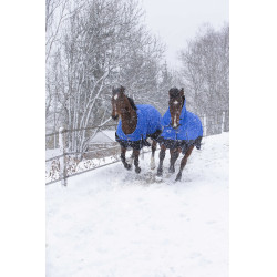 Couverture Equithème Tyrex Aisance 1200D High Neck Bleu roi