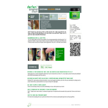 Crème Animaderm Derfen™ Original Crème Animaderm Derfen™ Original