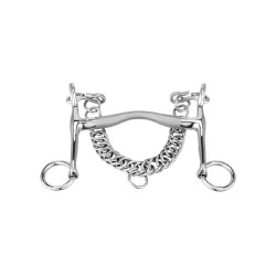 Mors de bride Sprenger Satinox branches courtes 5 cm