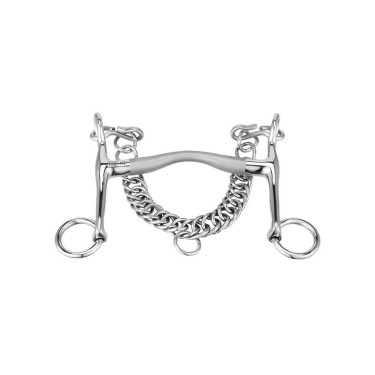 Mors de bride Sprenger Satinox branches courtes 5 cm