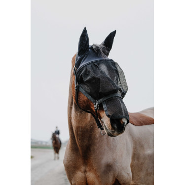 Halster + masker Equithème Zwart Halster + masker Equithème Zwart