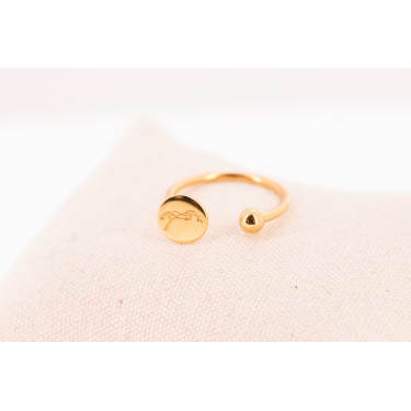 Ring Pénélope Lisa Goudkleurig