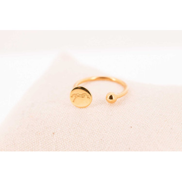 Ring Pénélope Lisa Goudkleurig