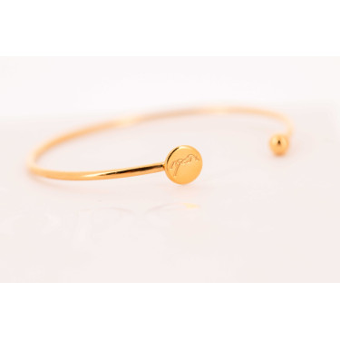 Pénélope Jonc Armband Goudkleurig