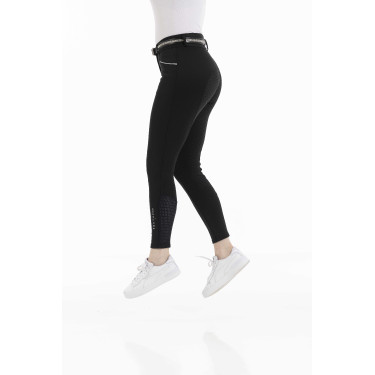 Pantalon Equithème Claudine fond silicone Noir