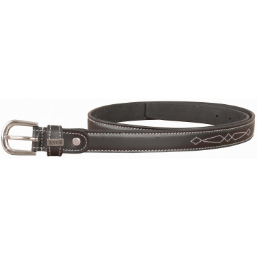 Ceinture sûrpiquée T de T Noir