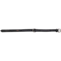 Collier Pour Chien Surpiqures T de T Noir / blanc