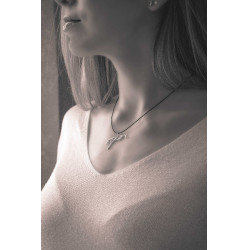 Pénélope ruiterketting Zilver