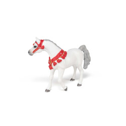 Cheval Arabe blanc en tenue de parade Papo Cheval Arabe blanc en tenue de parade Papo