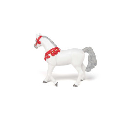 Cheval Arabe blanc en tenue de parade Papo Cheval Arabe blanc en tenue de parade Papo