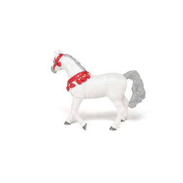 Cheval Arabe blanc en tenue de parade Papo Cheval Arabe blanc en tenue de parade Papo