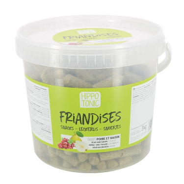 Paarden snoepjes met peren- en druivensmaak Hippotonic