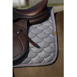 Zadeldek Equithème Khadi Lichtgrijs
