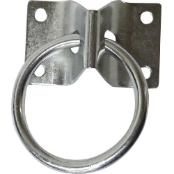 Anneau d'attache sur plaque à visser