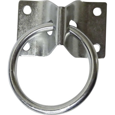 Anneau d'attache sur plaque à visser