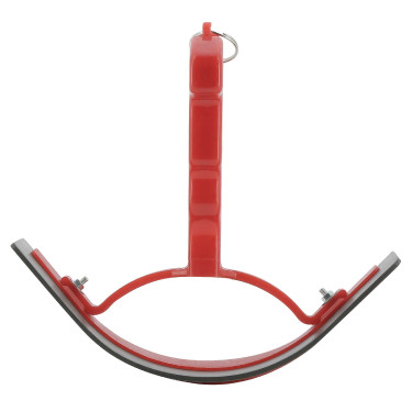 Gebogen warmte mes P.V.C. Rood