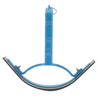 Gebogen warmte mes P.V.C. Blauw Gebogen warmte mes P.V.C. Blauw