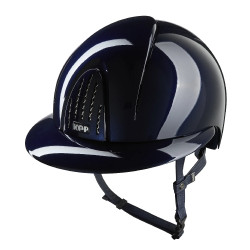 Casque Kep Smart Nova métal polish bleu visière polo