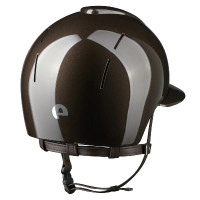 Kep Smart Nova helm metaal gepolijst bruin met klep polo Kep Smart Nova helm metaal gepolijst bruin met klep polo