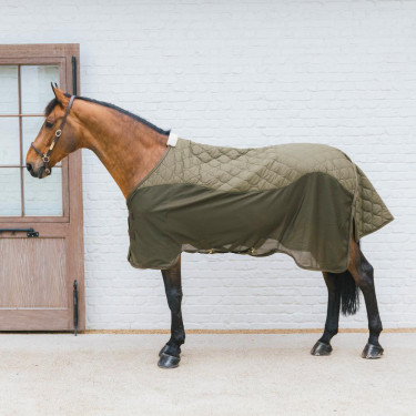 Transport Combo Koeler Fleece Kentucky Donkergroen