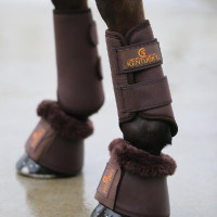 Gesloten peesbeschermers 3D Spacer Kentucky Zwart