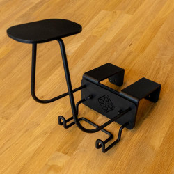 Extra haak Grooming Deluxe helmdrager Zwart