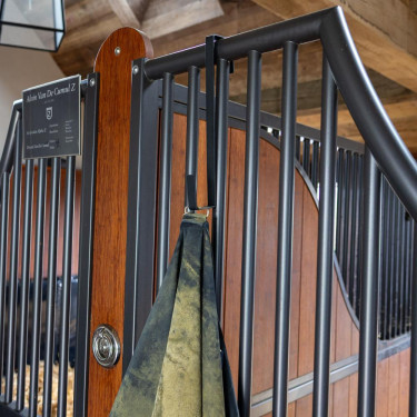 Haak voor dekenhouder Mat Grooming Deluxe van Kentucky Zwart Haak voor dekenhouder Mat Grooming Deluxe van Kentucky Zwart