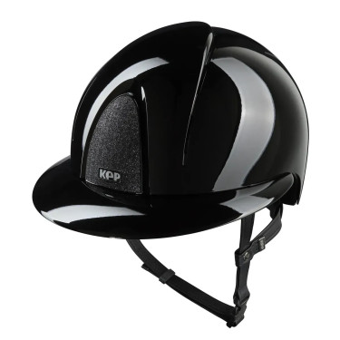 Casque Kep Smart Nova métal polish noir star visière polo