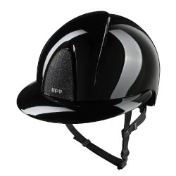 Kep Smart Nova helm met zwart gepolijst metaal, ster, polo-klep