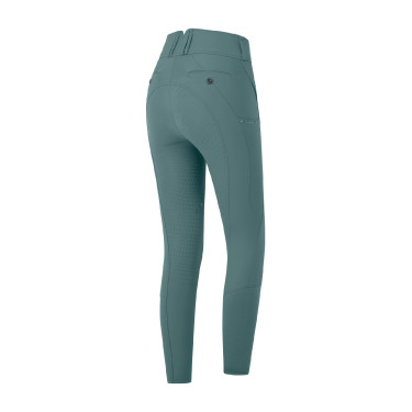 Pantalon d'équitation ELT Mathilda Glam taille haute Vert pin